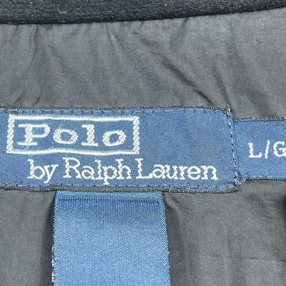 Polo Ralph Lauren Jacket Mens Size Large Navy Blue Polo Sports Jacket Pockets - Picture 13 of 16
